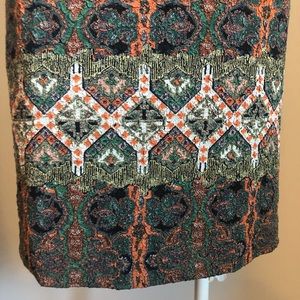 Beautiful Boho Textured Pencil Skirt